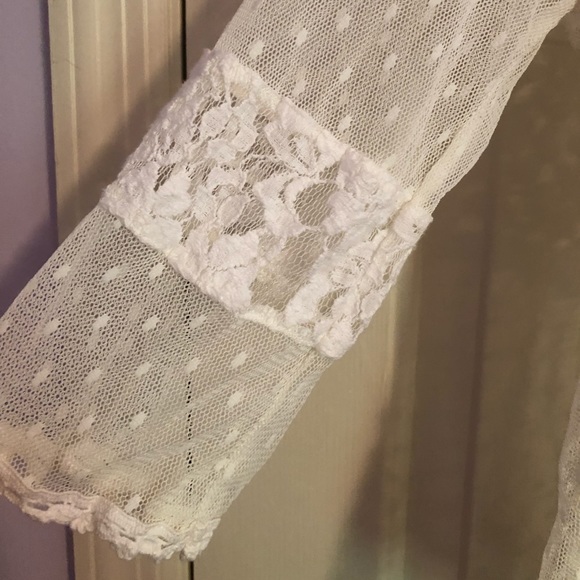 Free People Lace Crochet Blouse - Picture 5 of 7
